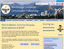 Tablet Screenshot of anchorageuuf.org